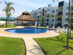 Departamento nuevo con alberca en manzanillo